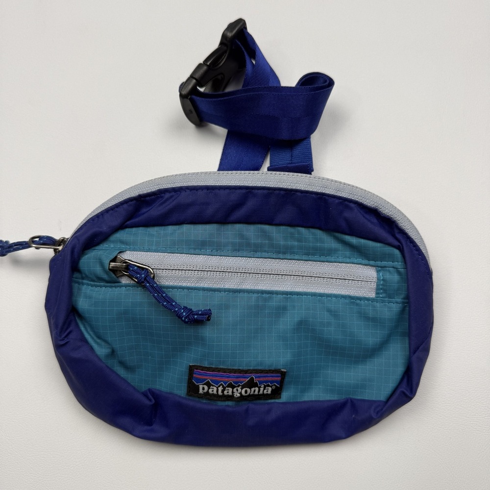 Patagonia Black Hole Mini Hip Pack 1L Mens Small Blue Teal Waist Pack STY49447